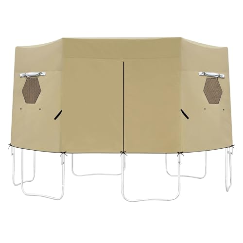 Tente de trampoline pliable pour stopper la chaleur sur la pelouse