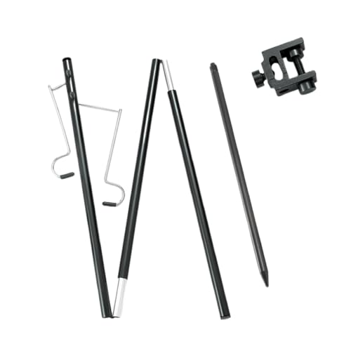 ifundom Outdoor Lamp Holder Folding Lamp Pole Lantern Stand for Camping for Camping Setup