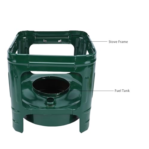 Poêle à kérosène portable Brrnoo en fer pour la cuisson en camping