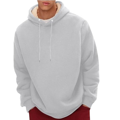 Sweat à capuche pour homme pour la moto en polaire protectrice et ample