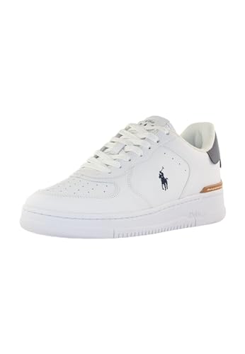 Fodera in tessuto e pelle Polo Ralph Lauren Sneakers Basse Masters Crt 809891791 Blu 46