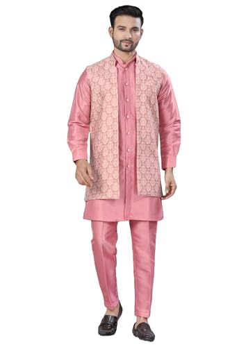 Pyjama Kurta en tissu jacquard pour homme - Collection Occasion 12712
