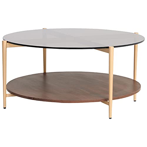 Doppelschichtiger Couchtisch, Beistelltisch, Möbel, schlicht, leicht, luxuriös, Glas, Schreibtisch, Wohnzimmer, Schlafzimmer, Büro, Mitteltisch, Beistelltisch