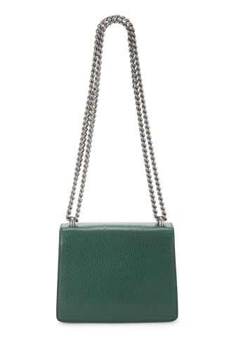 Pre-Loved Green Leather Dionysus Shoulder Bag Super Mini, Green4
