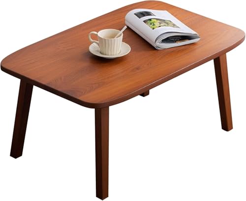 Image of Solid Sheesham Wooden Tables Coffee Table Solid Wood Tatami Coffee Table Bay Window Small Table Indoor Mini Balcony Floor Table and Safe Rounded Edges (60x40x30cm)