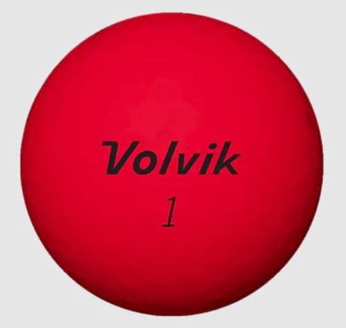 Volvik Power Soft Golf Balls (Red, 2 Piece, 3pk) 1 Sleeve 2023