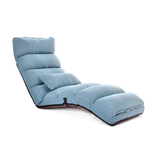 ZL-Sillón puff sofá Perezoso Silla Plegable Individual Silla de Cama de Piso Bay Window Sofa (Color : A)