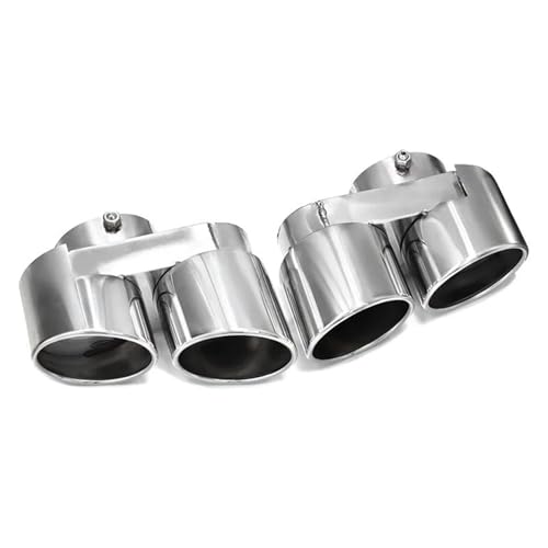 Système silencieux sans soudure et embout d'échappement quadruple pour BMW X5 X6 X7