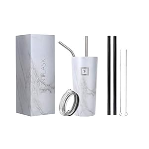 IRON °FLASK Classic Tumbler – 710 ml, vacuüm geïsoleerd roestvrij staal, warm koud, dubbelwandig, thermo mok voor…