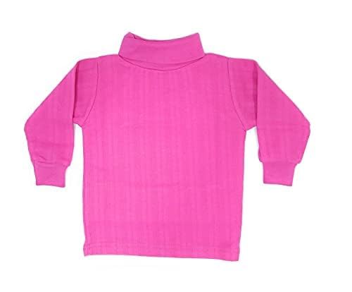 Image of TANGY Kids New Born Infant Baby Boys and Baby Girls Full Sleeves Turtle High Neck Skiwi in Plain Solid Color