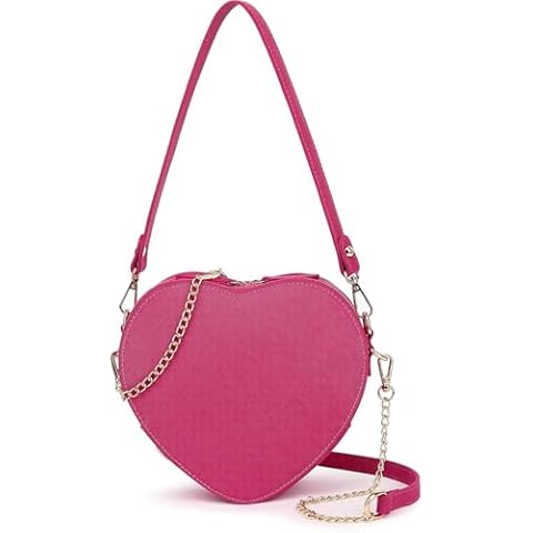 CGYGP Cute Heart Purse for Women Girls Vegan Leather Crossbody Satchels Shoulder Handbag Cover