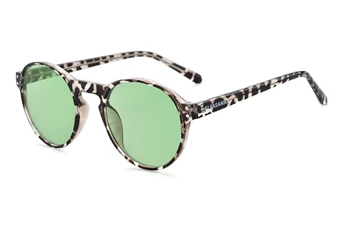 Image of Sleep Glasses for 99.9% Blue Light Glasses Dual AR Coatings Green Lens for Computer Gaming Reduce Eyestrain