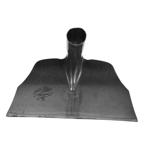 ORFOFE Strumento multifunzionale in acciaio al manganese per rimozione letame in allevamenti avicoli e bovini, attrezzo ergonomico per pulizia stalle e recinti (30cm)