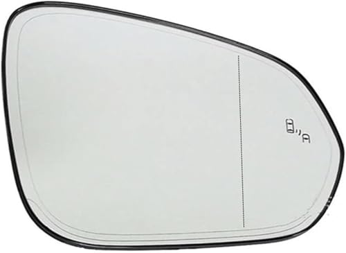Verre de rétroviseur droit chauffant blanc grand angle avec angle mort pour Lexus RX NX