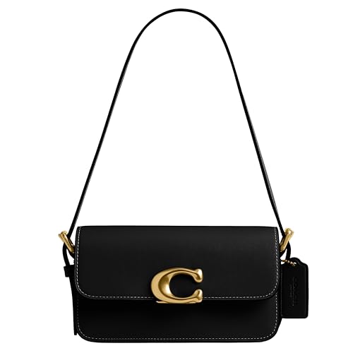 COACH Zoe Shoulder Bag sac à bandoulière femme cuir noir marron