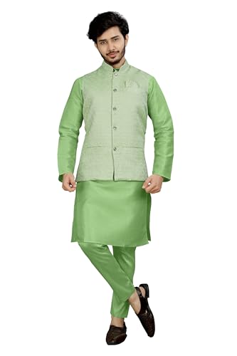 Image of Trustous Traditional Men's Kurta Koti Set (3 PCS SET)