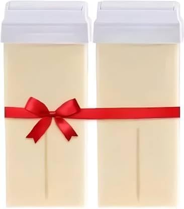 Image of LRHAK Waxing Kit Combo Wax Cartridges, Wax Hair Removal Wax Warmer, Roller Roll on Heater Kit Refill Cartridges, and Waxing Strips for Women (Wax Cartridges Refil Pack of 2)