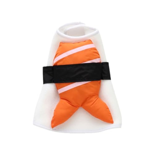 FRCOLOR Lustiges Hund Sushi Kostüm Halloween Haustier Cosplay Outfit Lustige Hundekostüme Hunde Halloween- Für Party Fotoshooting