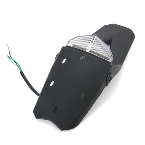 Feu stop moto universel LED résistant aux chocs pour garde-boue arrière