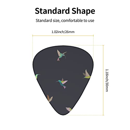 Bright Colibri Birds Lot de 12 médiators pour guitare acoustique électrique - Les Beatles, Paul McCartney, John Lennon, RIngo Starr, George Harrison Bright Colibri Birds Lot de 12 médiators pour guitare acoustique électrique – Image 5