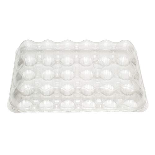 Spec101 Plastic Cupcake Holder Carrier Disposable Cupcake Containers 24