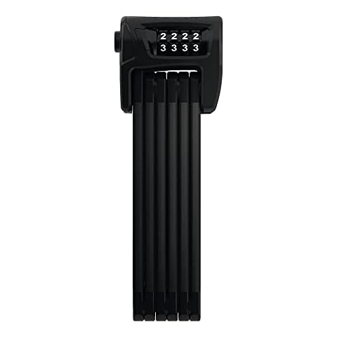 ABUS Faltschloss Bordo Combo 6100/90 SH mit Halterung - Fahrradschloss aus gehärtetem Stahl - mit Zahlencode - ABUS-Sicherheitslevel 9 - 90 cm - Schwarz Cover