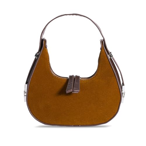 Image of Prpeko Shoulder Bag Crescent Retro Y2k Hobo Handbags 90s Underarm Purse Bag Fashion Clutch Purses for Women