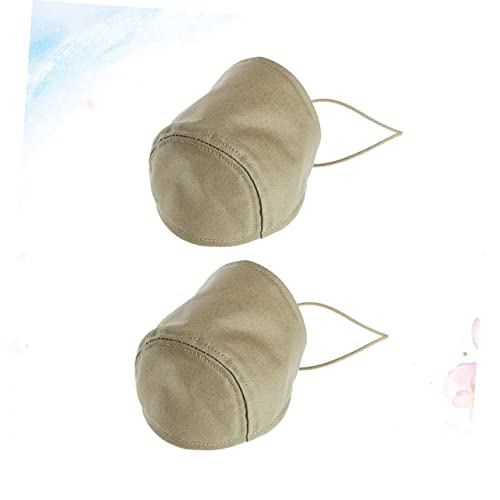 Kisangel 4 piezas cubiertas de zapato resistentes para talón, protector de tacón color caqui miniatura 6