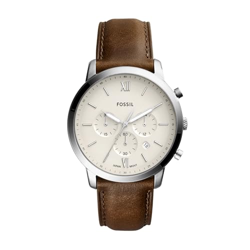 Fossil Reloj Cronógrafo para Hombre de Cuarzo con Correa en Cuero FS5380 Fossil Reloj Cronógrafo para Hombre de Cuarzo con Correa en Cuero FS5380