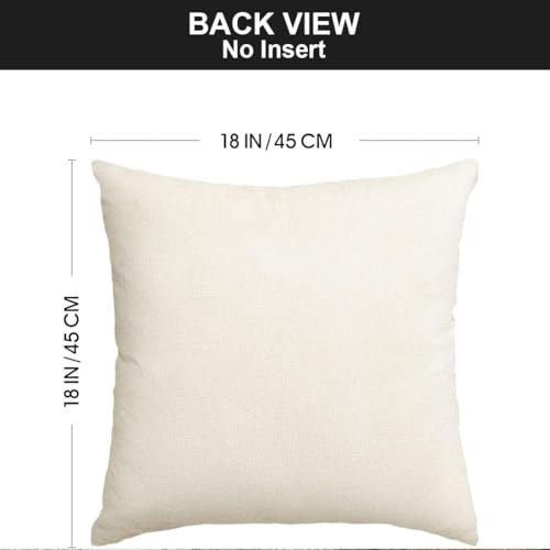 Image of PSDWETS Christmas Pillow Covers 18x18 Inch Set of 4 Christmas Decorations Santa Claus Snowman Pillows Winter Holiday Throw Cushion Case for Couch Sofa