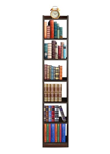 Image of SBF Furniture Tree Bookshelf Floor Standing Bookcase Free Standing Multipurpose Storage Rack for Books Magazines Organizer Showcase DIY (GHODO - Brown, GHODO)