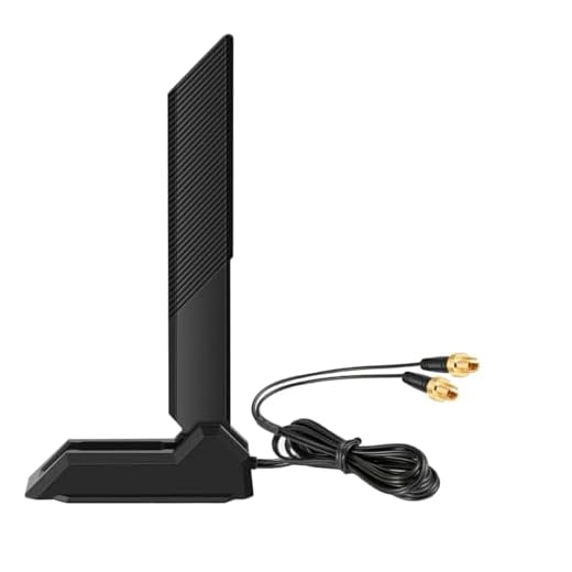 WiFi 7 Gaming Motherboard Magnetic Base Replacement Antenna with New Interface (NOT RP-SMA) for ASUS ROG Strix ASUS TUF/ROG Crosshair/Prime/ProArt Series WiFi 7 Gaming Motherboard, Slinkdsco