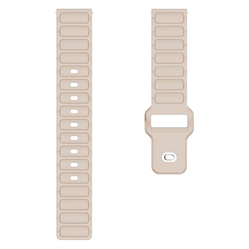 Image of ACM Watch Strap Silicone Belt 22mm compatible with Universal 22mm Size Replacement Strap Smartwatch Sports Button Closure Band