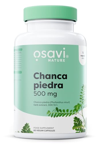 Osavi Chanca Piedra 500 mg 60 Vegan Capsules | Traditional Herb for Kidney & Gallbladder Health | Supports Detoxification & Urinary Function | Clean Label | VeganFriendly