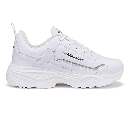 Image of BERSACHE Premium Sports,Gym, Trending, Stylish Running Shoes for Men (Blue)