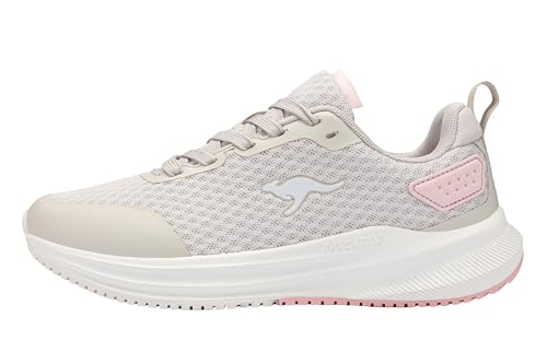 KangaROOS K-rdw Fam, Zapatillas Mujer, White Sand Frost Pink, 36 EU