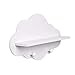 Drewniany uchwyt chmurowy Hak Hak Wiszący Półka Przechowywania Wisiorek Ozdoby Dziecko Prysznic Party Wystrój Wystrój Półki Dostawy Organizator półek (Color : White)