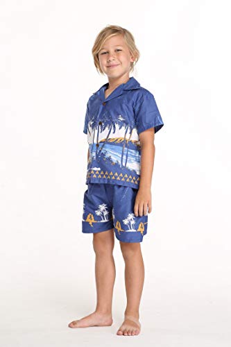 Image of Boys' Aloha Luau Shirt Cabana Set in Signature Prints