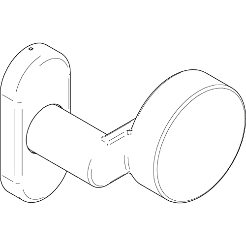 OGRO Renovi 3020 AO FS 90050057191 Door Knob, Rosette 30 x 68 x 10, Button Offset, Matte Stainless Steel, Silver - Image 2