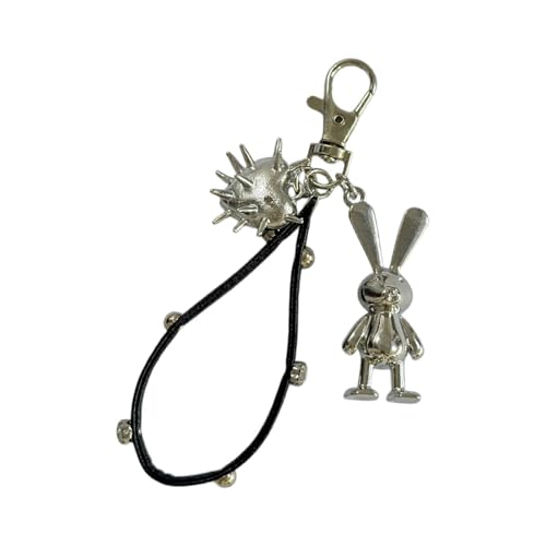 Pendentif lagomorph unique et cœur gothique pour offrir