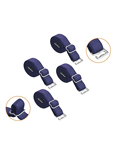 uxcell 2 Pair 10/12/15/18/20mm Width Stretchable Shoulder Bra Straps Adjustable Elastic Straps for Women4