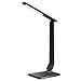 Produktbild LRXHGOD Schreibtischlampe LED Tischlampe mit 3 Farbtemperaturen 15 verschiedenen Lichteinstellungen mit eingebautem USB-Anschluss zum Aufladen von Smartphones,Black