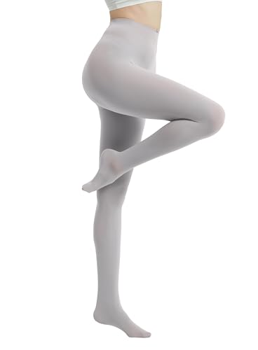 Image of 80D Semi Opaque Tights for Women Stretchable High Waist Womens Stockings Soft Pantyhose with 20+ Colors