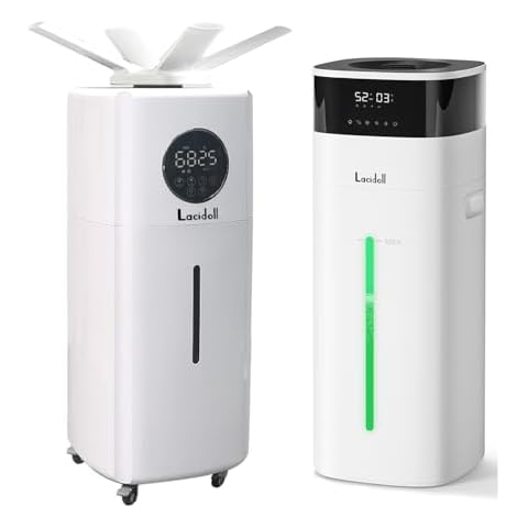 LACIDOLL 5.5Gal Cool Mist Humidifier and 5.3Gal Cool and Warm Mist Humidifiers Bundle Cover