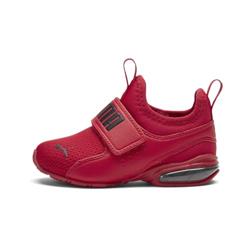 PUMA Toddler Boys Axelion Slip On Sneakers Shoes Casual - Red3