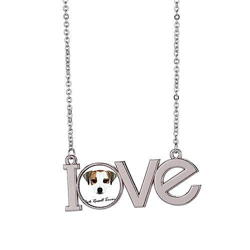 Collier avec pendentif Jack Russell pour chien taille M