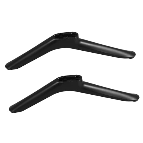 Pieds de support TV en ABS noir pour remplacer un socle perdu et stabiliser votre écran