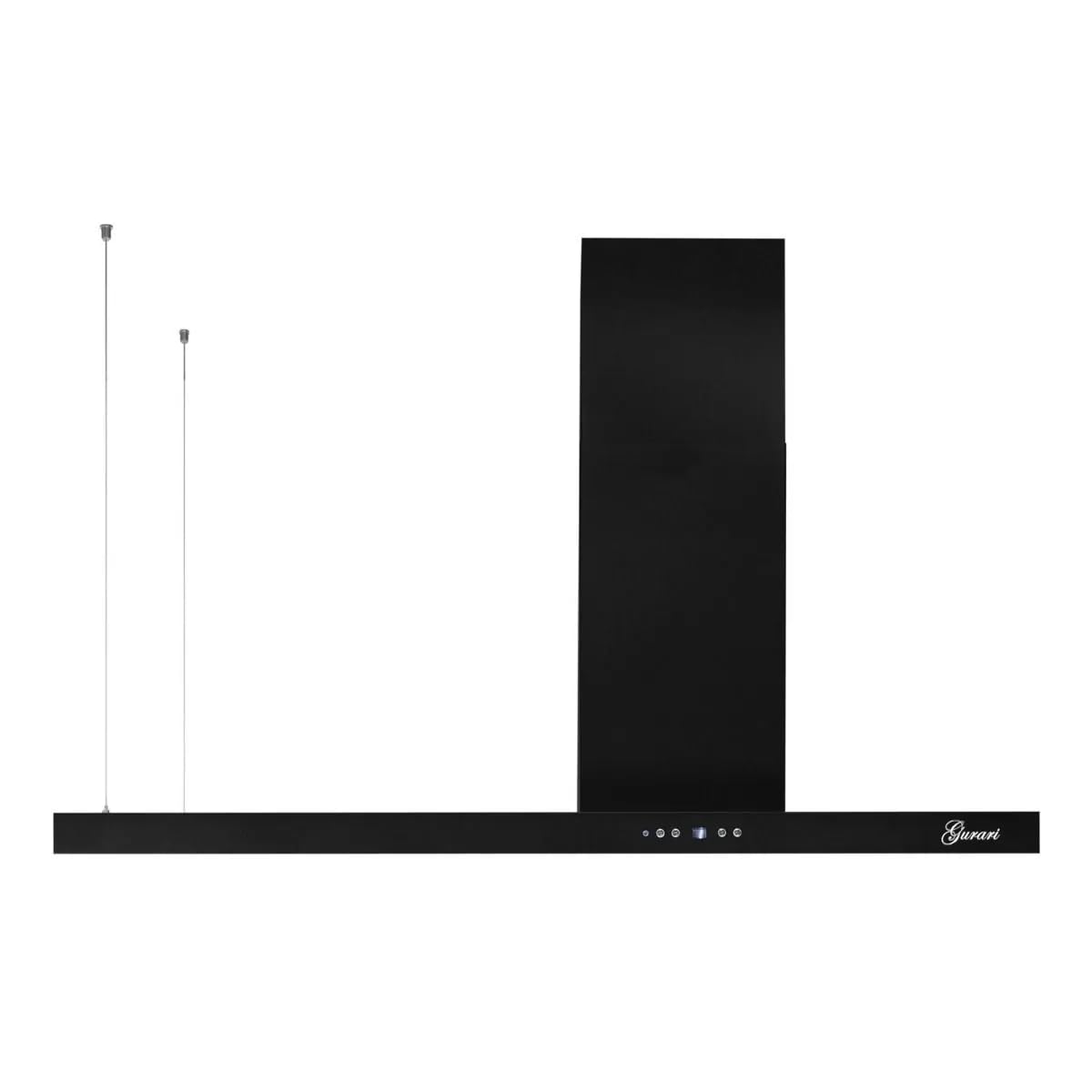 Gurari GCH 793.R Inselhaube Dunstabzugshaube 116 cm Schwarz 850m³/h