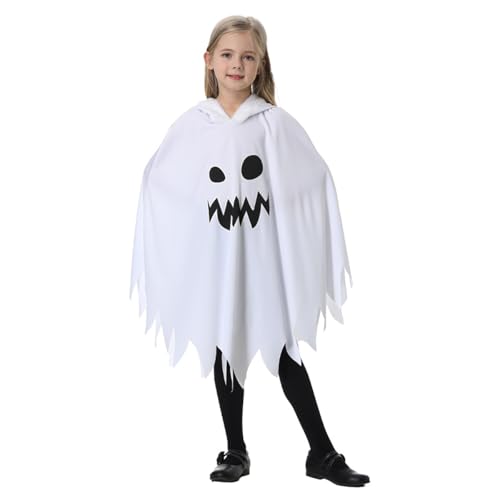 Disfraz infantil de fantasma con capa fosforescente miniatura 3