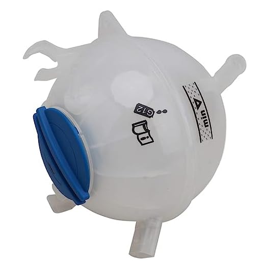 TOPAZ 1K0121407A Radiator Overflow Reservoir Expansion Recovery Tank W/Cap & Sensor for Audi A3 Q3 Volkswagen Passat Jetta Golf